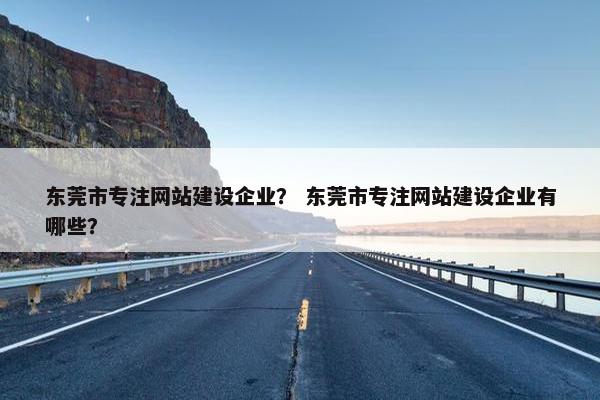 东莞市专注网站建设企业？ 东莞市专注网站建设企业有哪些？
