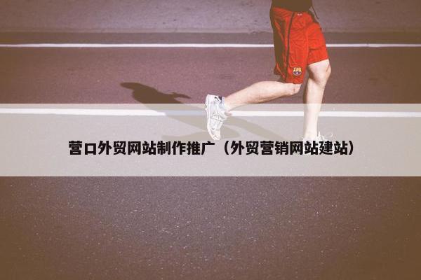 营口外贸网站制作推广（外贸营销网站建站）