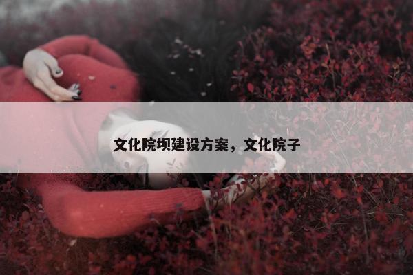 文化院坝建设方案，文化院子