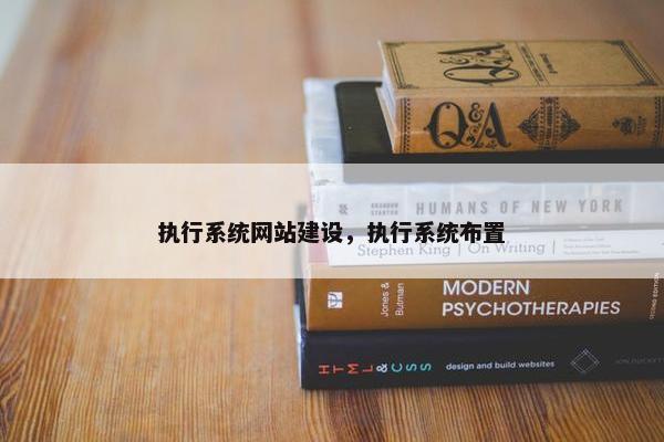 执行系统网站建设，执行系统布置