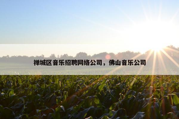 禅城区音乐招聘网络公司，佛山音乐公司
