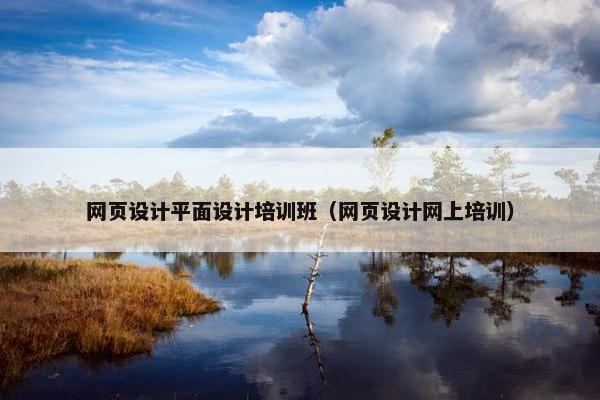 网页设计平面设计培训班（网页设计网上培训）