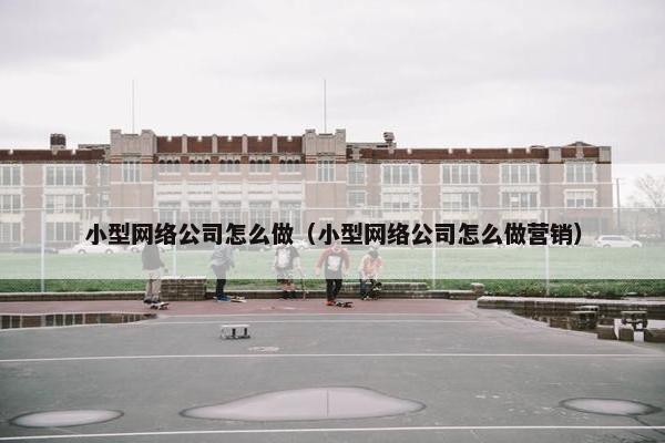 小型网络公司怎么做（小型网络公司怎么做营销）