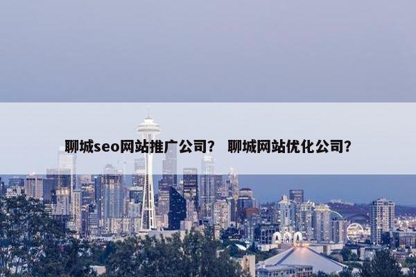 聊城seo网站推广公司？ 聊城网站优化公司？