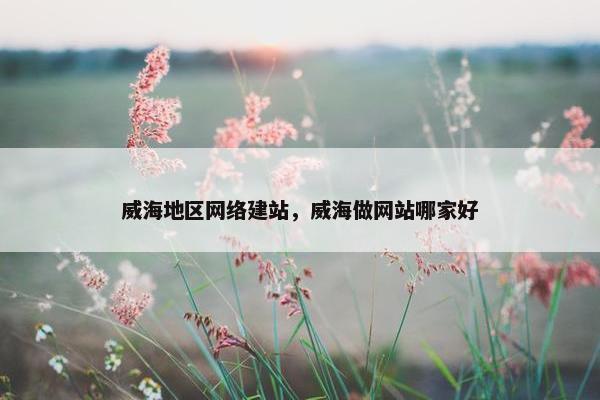 威海地区网络建站，威海做网站哪家好