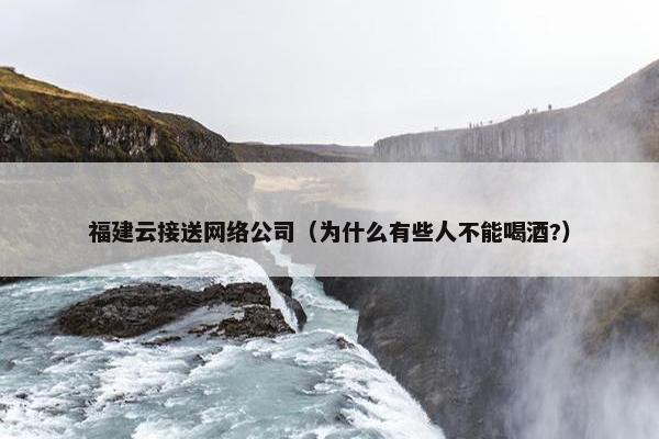 福建云接送网络公司（为什么有些人不能喝酒?）