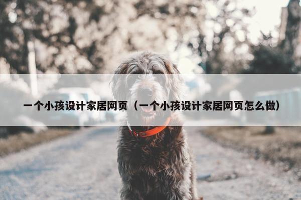 一个小孩设计家居网页（一个小孩设计家居网页怎么做）