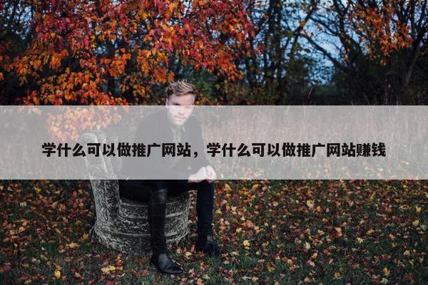学什么可以做推广网站，学什么可以做推广网站赚钱