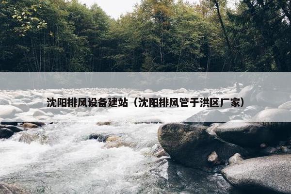 沈阳排风设备建站（沈阳排风管于洪区厂家）