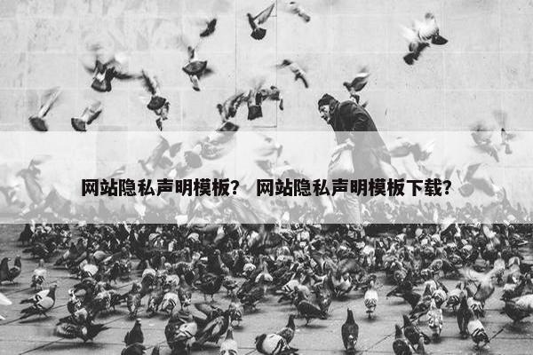 网站隐私声明模板？ 网站隐私声明模板下载？