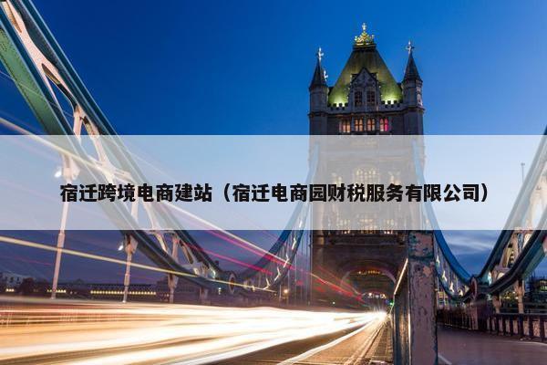 宿迁跨境电商建站（宿迁电商园财税服务有限公司）