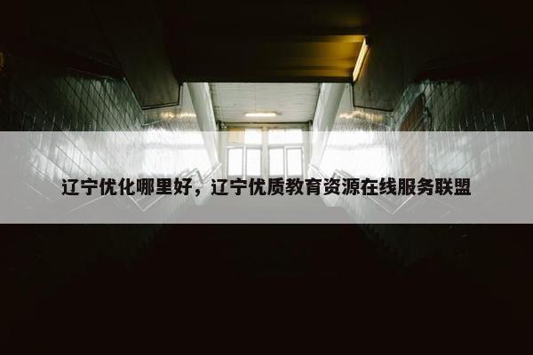 辽宁优化哪里好，辽宁优质教育资源在线服务联盟