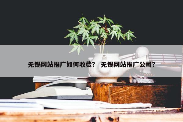 无锡网站推广如何收费？ 无锡网站推广公司？