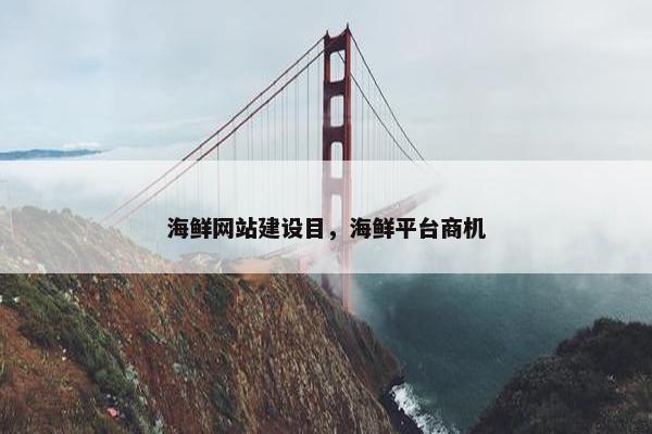 海鲜网站建设目，海鲜平台商机