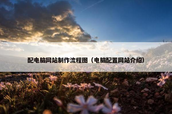 配电脑网站制作流程图（电脑配置网站介绍）
