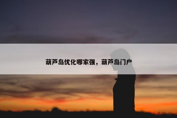 葫芦岛优化哪家强，葫芦岛门户