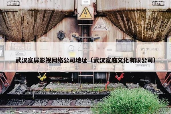 武汉宽屏影视网络公司地址（武汉宽庭文化有限公司）