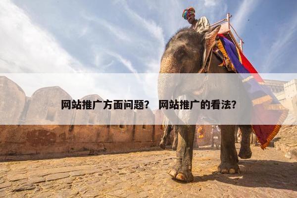 网站推广方面问题？ 网站推广的看法？