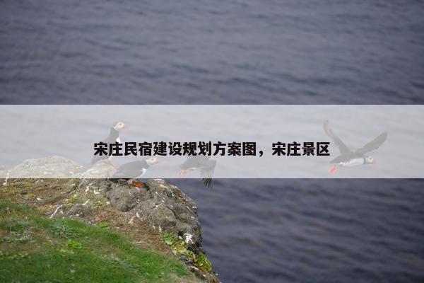 宋庄民宿建设规划方案图，宋庄景区