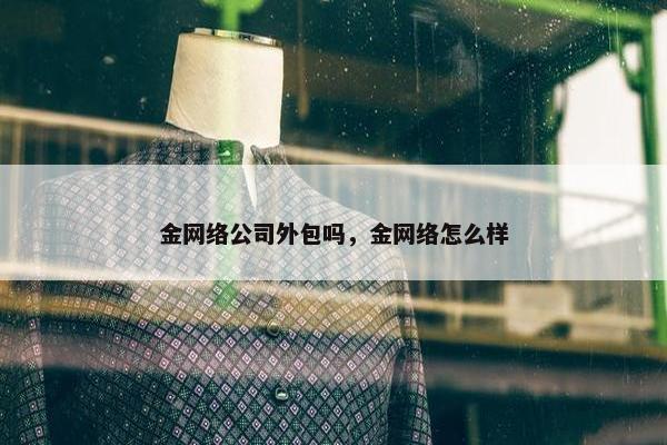 金网络公司外包吗，金网络怎么样