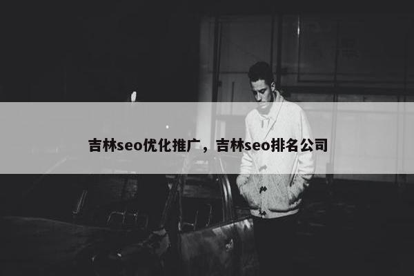 吉林seo优化推广，吉林seo排名公司