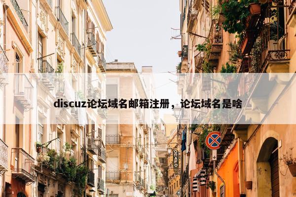 discuz论坛域名邮箱注册，论坛域名是啥