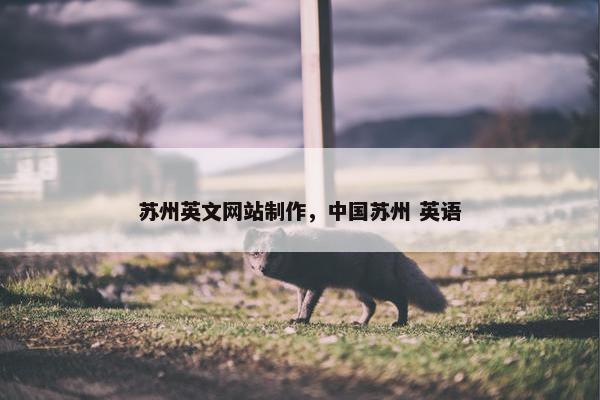 苏州英文网站制作，中国苏州 英语