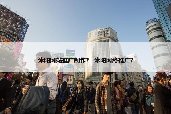 沭阳网站推广制作？ 沭阳网络推广？