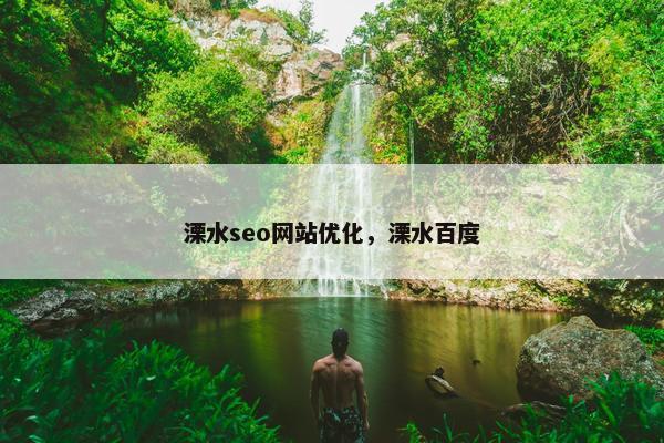溧水seo网站优化，溧水百度