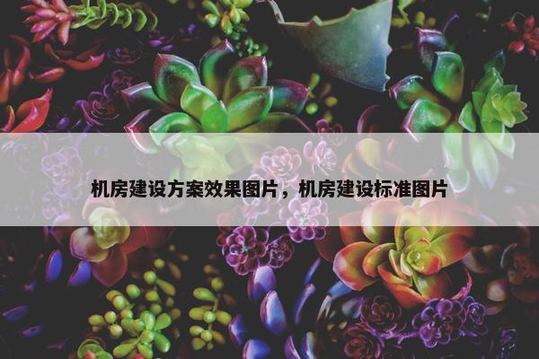 机房建设方案效果图片，机房建设标准图片