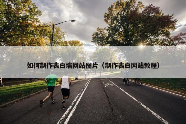 如何制作表白墙网站图片（制作表白网站教程）
