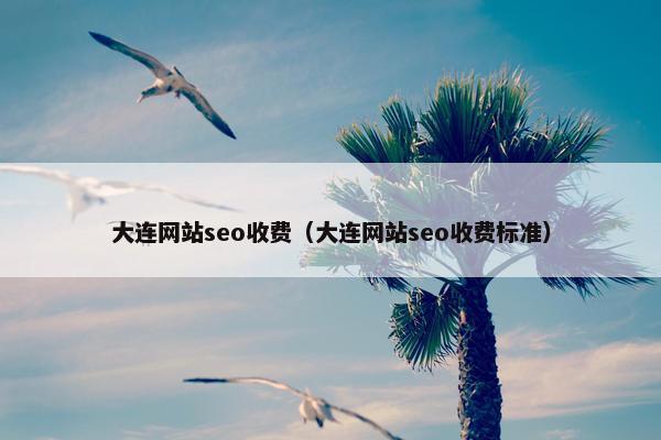 大连网站seo收费（大连网站seo收费标准）