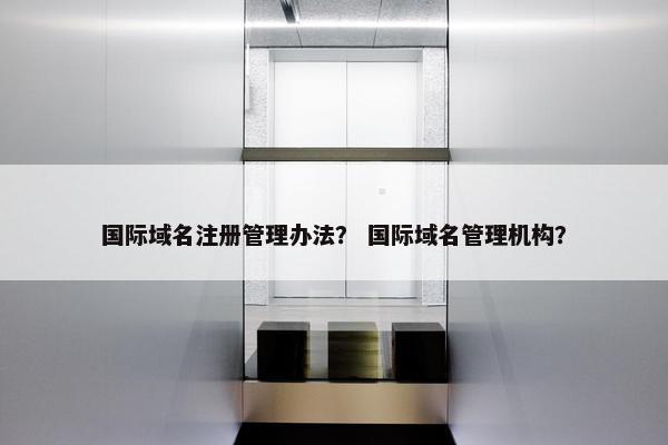 国际域名注册管理办法？ 国际域名管理机构？