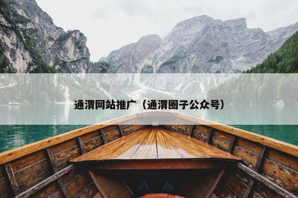 通渭网站推广（通渭圈子公众号）
