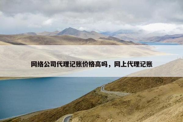 网络公司代理记账价格高吗，网上代理记账