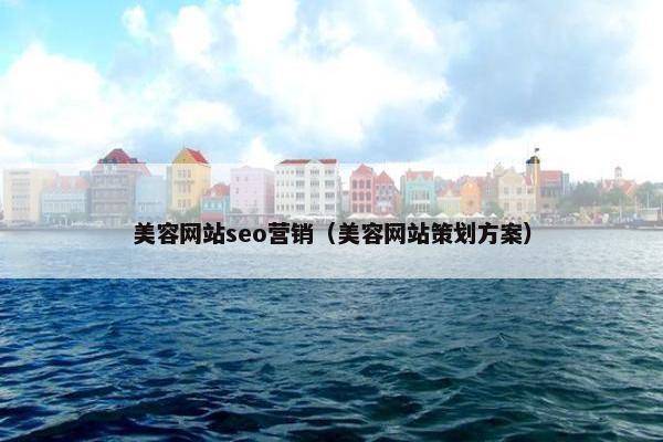 美容网站seo营销（美容网站策划方案）