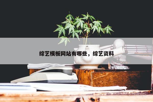 综艺模板网站有哪些，综艺资料