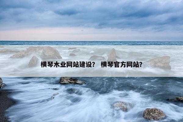 横琴木业网站建设？ 横琴官方网站？