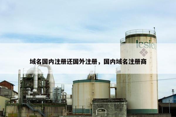域名国内注册还国外注册，国内域名注册商
