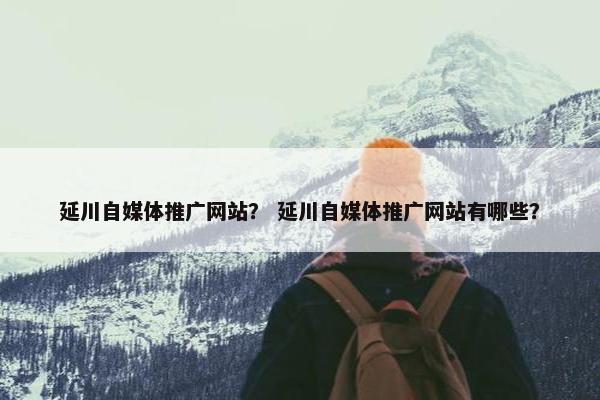 延川自媒体推广网站？ 延川自媒体推广网站有哪些？