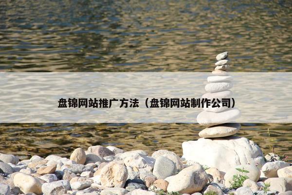 盘锦网站推广方法（盘锦网站制作公司）