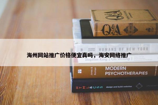 海州网站推广价格便宜真吗，海安网络推广
