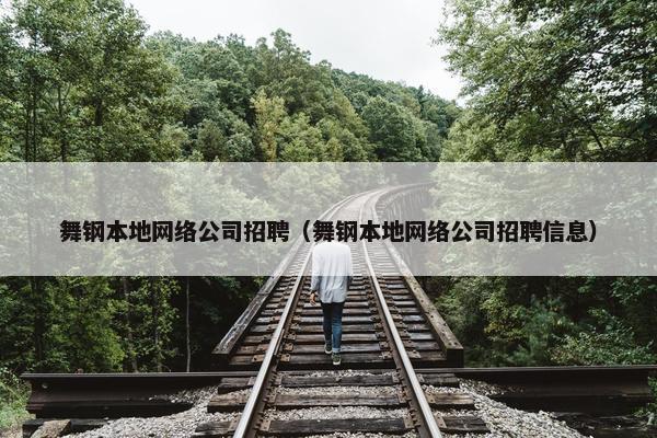 舞钢本地网络公司招聘（舞钢本地网络公司招聘信息）