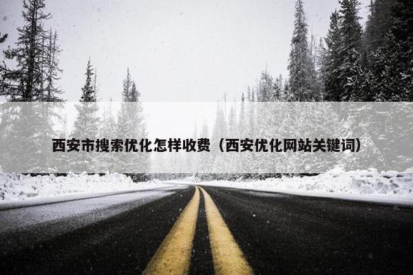 西安市搜索优化怎样收费（西安优化网站关键词）