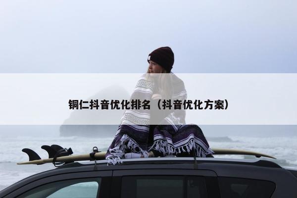 铜仁抖音优化排名（抖音优化方案）