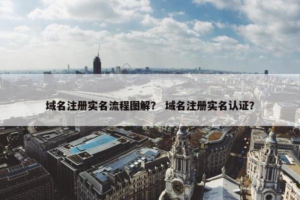 域名注册实名流程图解？ 域名注册实名认证？