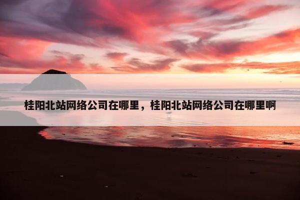 桂阳北站网络公司在哪里，桂阳北站网络公司在哪里啊