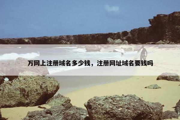 万网上注册域名多少钱，注册网址域名要钱吗