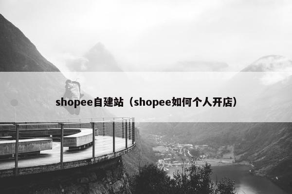 shopee自建站（shopee如何个人开店）