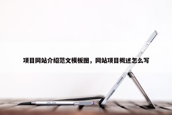 项目网站介绍范文模板图，网站项目概述怎么写